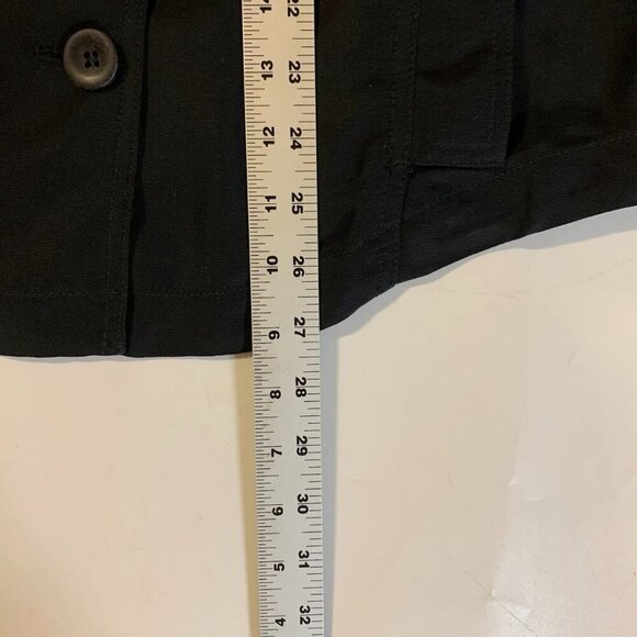 Bebe Women's Short Trench Button Up Flowy Coat Size X NWT - Picture 14 of 14